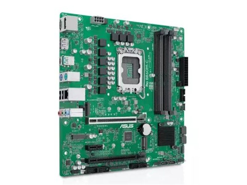 Материнская плата ASUS PRO B860M-C-CSM, LGA1851, B860, 4*DDR5, 4*SATA, 2*M.2, 2*USB 3.2, 6*USB 2.0, 2*PCIx16, 1*PCIx1, 2*DP+HDMI, mATX; 90MB1MCP-M0EAYC