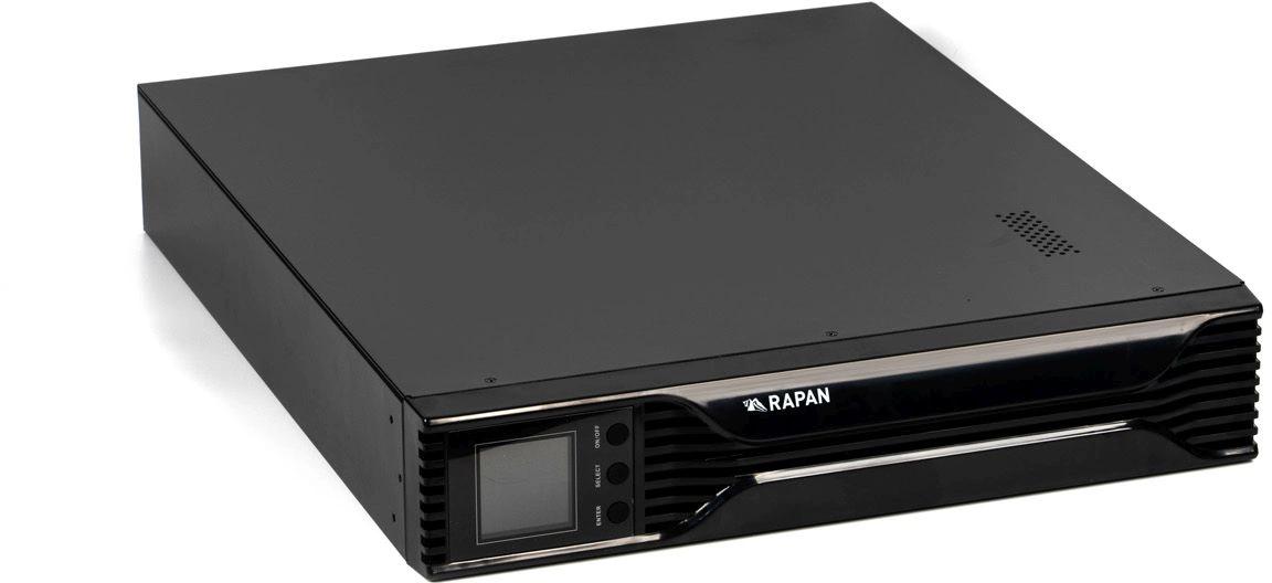 Источник бесперебойного питания Бастион Rapan 1000-RACK-IN-2X9 700Вт 1000ВА черный
