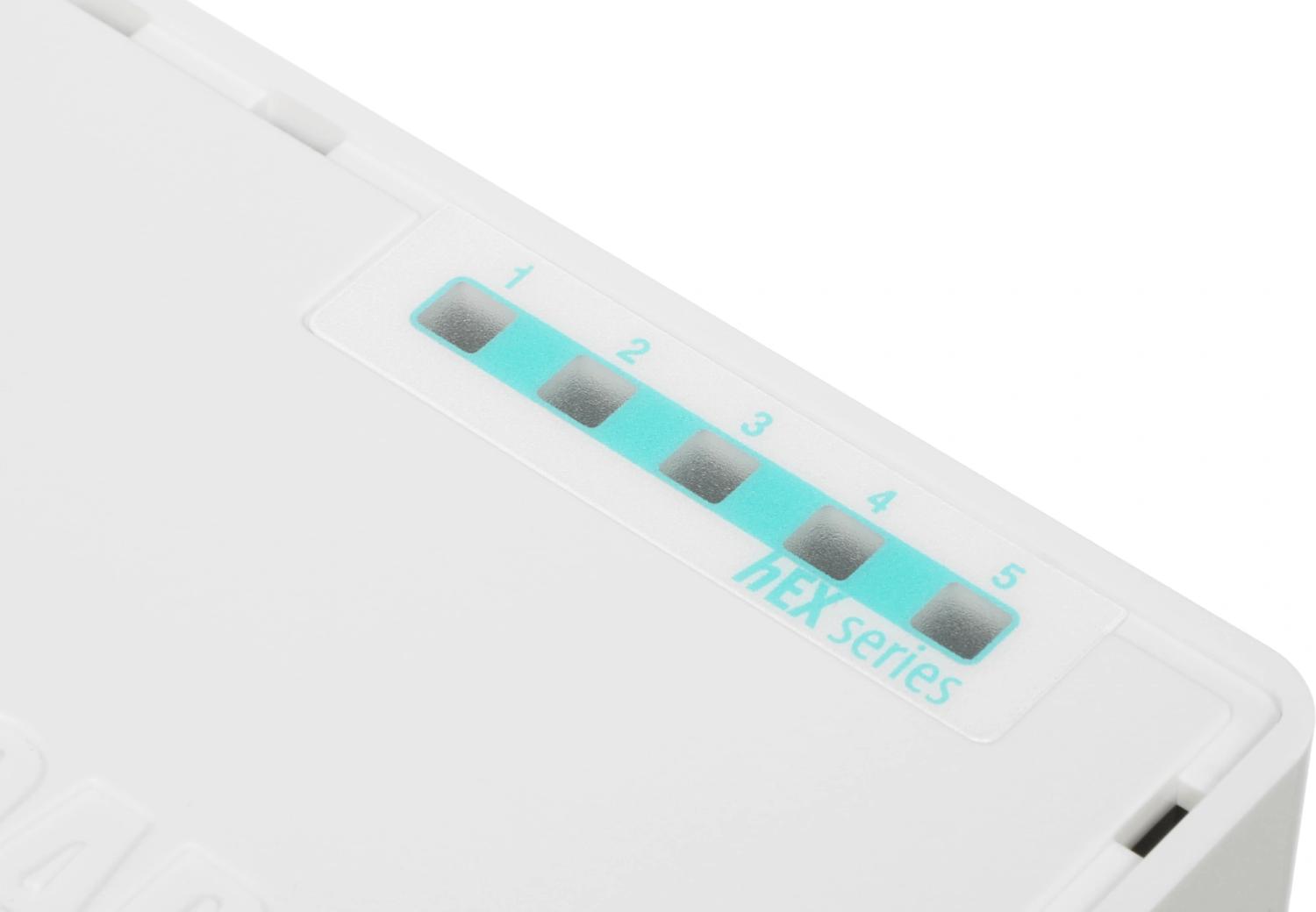 Роутер MikroTik hEX PoE lite (RB750UPR2) 10/100BASE-TX белый