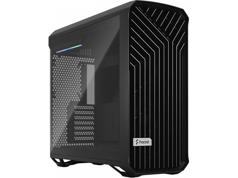 Корпус без блока питания/ Case Fractal Design Torrent TG Light Tint, Full-Tower, 2x180mm + 3x140mm, 2xUSB-A 3.2 + 1xUSB 3.2 Type-C E-ATX, SSI-CEB, SSI-EEB, ATX, mATX, mITX Black