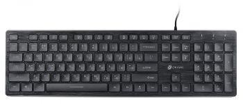 Клавиатура Оклик 550ML черный USB slim Multimedia LED (1061617) кабель 1.5м