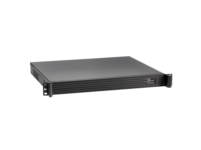 Exegate EX279686RUS Серверный корпус Exegate Pro 1U390-01 <RM 19",  высота 1U, глубина 390, без БП, USB>