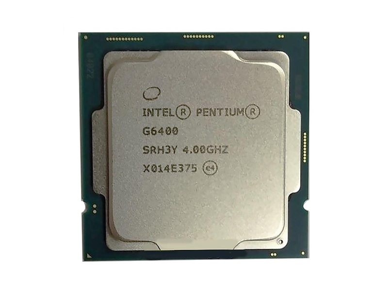 Центральный Процессор Intel Pentium G6400 OEM (Comet Lake, 14nm, C2/T4, Base 4,00GHz, UHD 610, L3 4Mb, TDP 58W, S1200) (168147) OEM