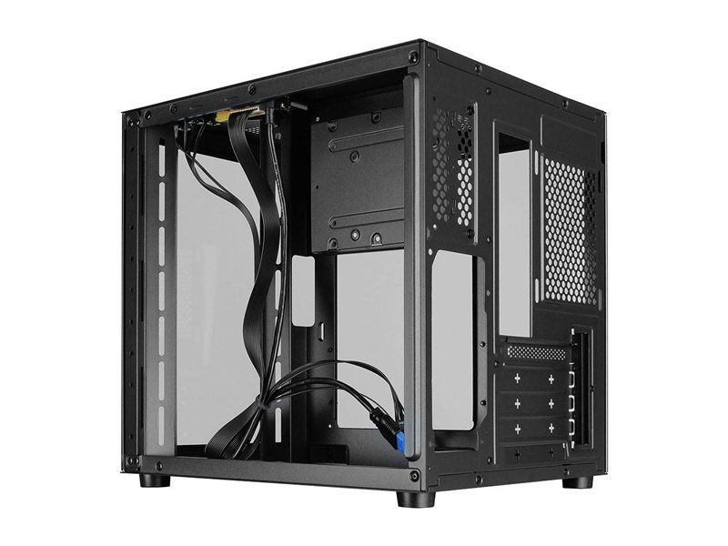 Ginzzu V100 закаленное стекло 1*USB 3.0,1*USB 2.0, AU mATX