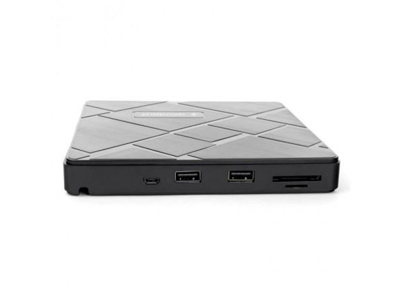 USB 3.0 Gembird DVD-USB-04 пластик, со встроенным кардридером и хабом черный