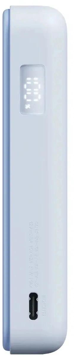 Мобильный аккумулятор Xiaomi Magnetic BHR08PCGL 10000mAh QC3.0/PD3.0 33W 3A USB-C беспров.зар. голубой