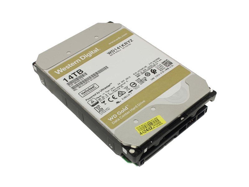 Жесткий диск/ HDD WD SATA3 14Tb Gold 7200 512mb  1 year warranty