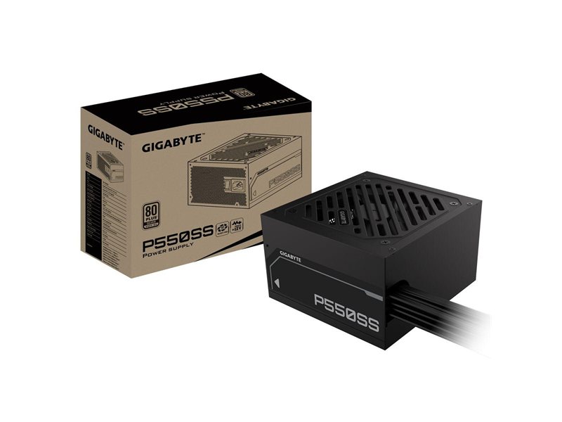 Блок питания ПК Gigabyte P550SS 550W, 80+, SILVER, НЕ модульный, ATX 3.0