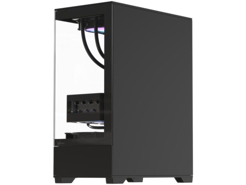 корпус Formula V Line Crystal Z1 Plus Black AR V2, ATX, Left & Front side Tempered Glass, USB3.0*1+USB2.0*1,+Type C*1, TOP 2x120mm ARGB, REAR 1x120mm ARGB