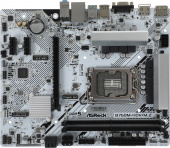 Материнская плата ASROCK B760M-HDV/M.2, LGA1700, B760, 2*DDR5,  4*SATA, 2*M.2, 3*USB 3.2, 2*USB 2.0, Type-C, 1*PCIx16, 2*PCIx1, 1*M.2 (Key E), HDMI+DP+D-Sub, mATX