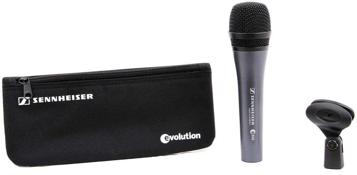 Микрофон проводной Sennheiser E 835-S черный