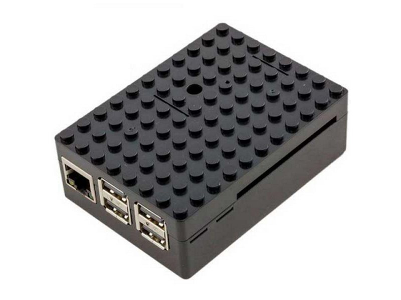 Корпус ACD RA182 Black ABS Plastic Building Block case for Raspberry Pi 3 B/B+ (CBPIBLOX-BLK) (494293)