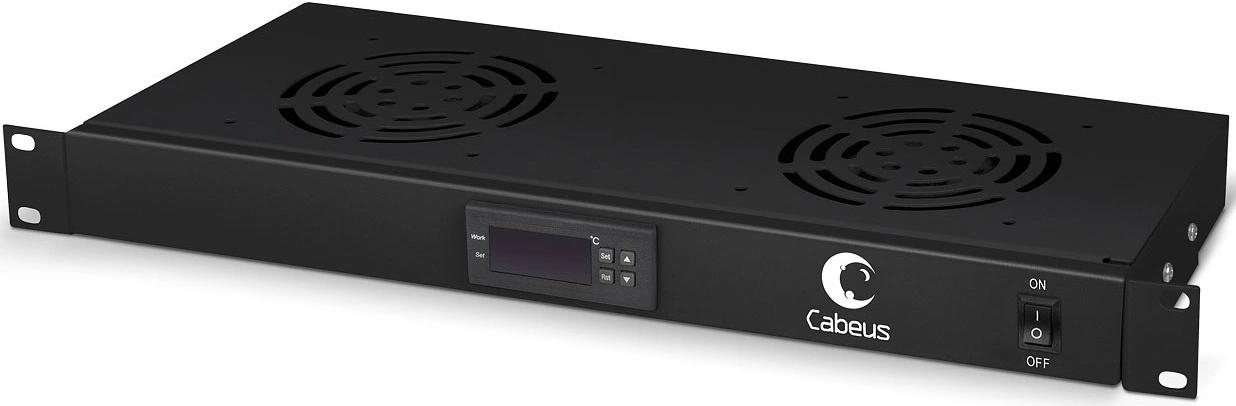 Модуль вентиляторный Cabeus (JG02-BK) 2 вент. черный