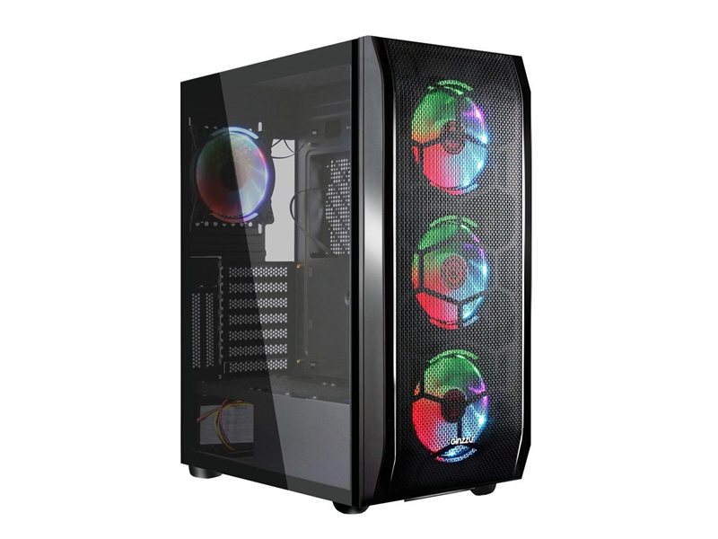 Ginzzu GL300 FAN 12CM RGB*4 USB3.0 Window