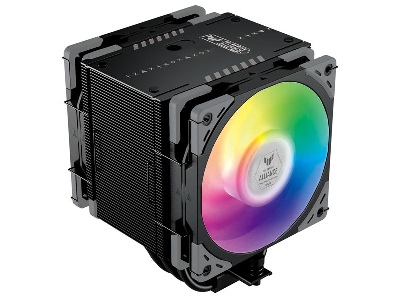 Кулер для процессора/ CPU Cooler Scythe Mugen 6 TUF Gaming Black Edition (240W, 4-pin PWM, 154mm, ARGB, Al/Cu, 6x6mm, 2x120mm, 75.17CFM, 35.57dBA, 2500RPM, S: 1851/1700/1200/115X/2011(v3)/2066, AM5/AM4, black)