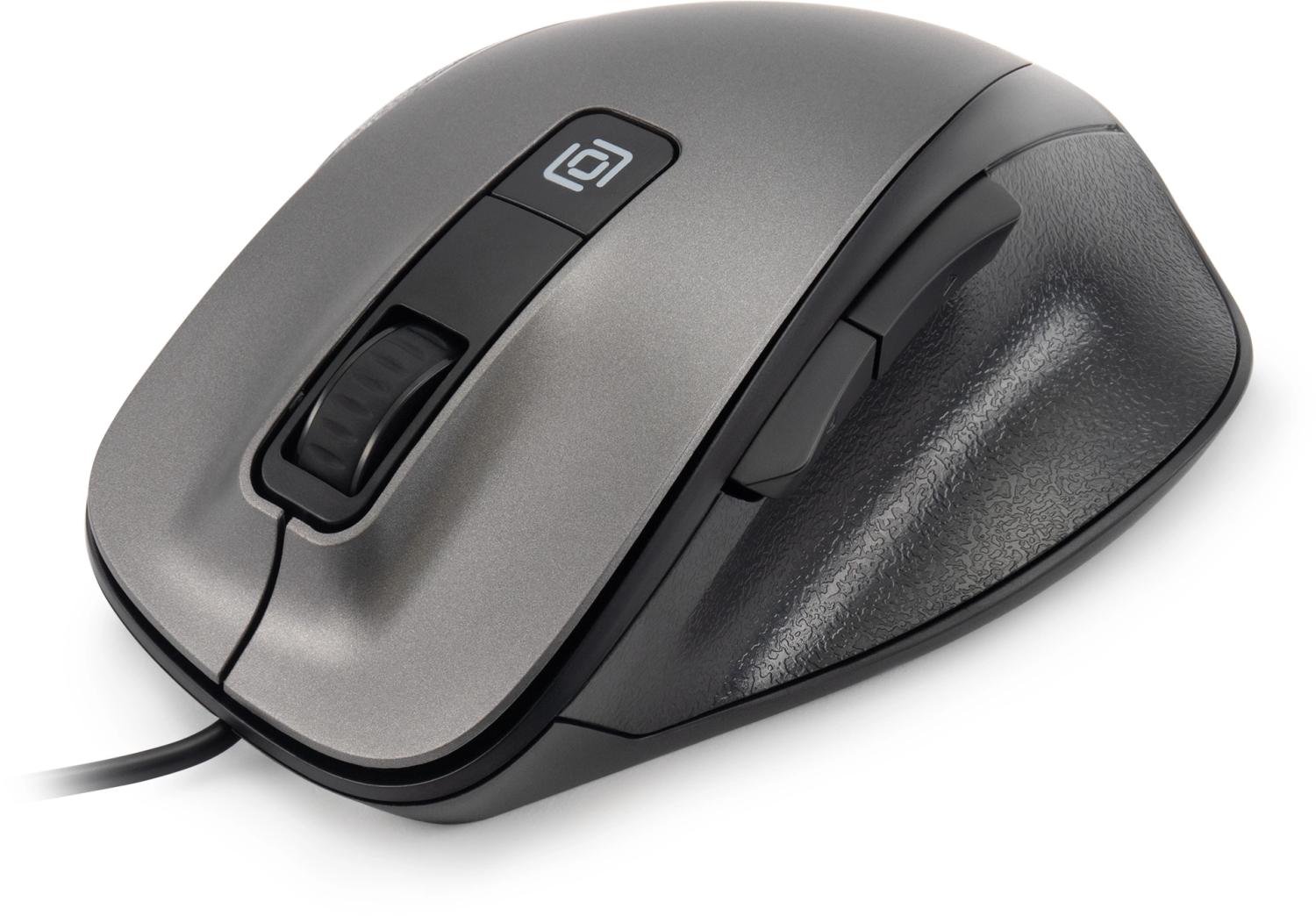 Мышь Оклик 504M черный/серый оптическая 3600dpi silent USB 6but (2004741)