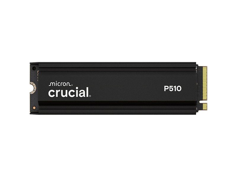 Твердотельный накопитель Crucial P510 1TB PCIe Gen5 NVMe 2280 M.2 SSD with heatsink CT1000P510SSD5