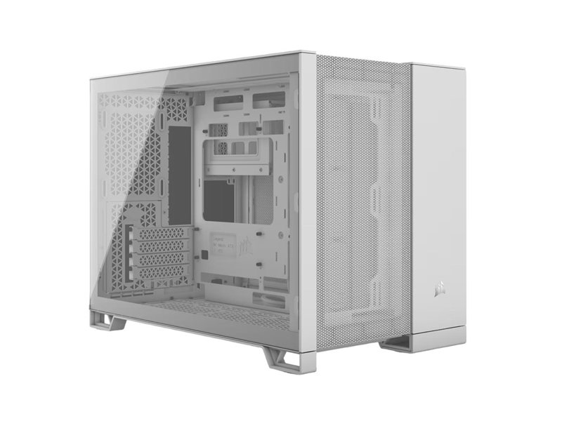 Корпус без блока питания/ Case Corsair 2500D Airflow, Midi-Tower, TG, no fan, 2xUSB-A 3.2, 1xUSB 3.2 Type-C, mATX, mITX Black