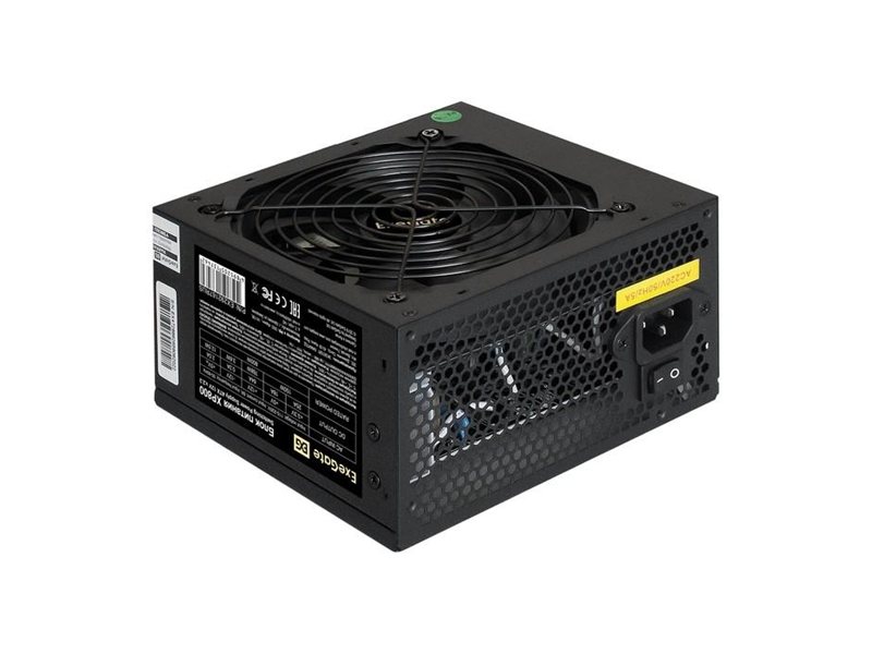 Exegate EX292167RUS Блок питания 800W ExeGate XP800 (ATX, 12cm fan, 24pin, 2x(4+4)pin, 2xPCI-E, 5xSATA, 3xIDE, black)