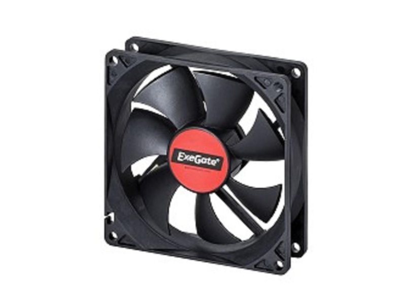 Exegate EX166175RUS Вентилятор ExeGate Mirage-S 92x92x25 подшипник скольжения, 1800 RPM, 23dB, 3pin
