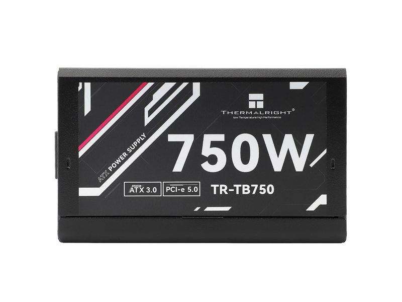 Блок питания 750W/ Power Supply Thermalright, 750W 80+ Bronze (ATX, 3.0, PCIe 5.0, Full modular, 1x24(20+4)pin, 2xCPU 8(4+4)pin, 4xPCIe*2 8(6+2)pin, 3xSATA3, 1x12+4pin (12VHPWR PCIe 5.0 12+4pin 600mm), 3xMOLEX4pin, Active, 120x120mm, 150x140x86mm, APFC, b