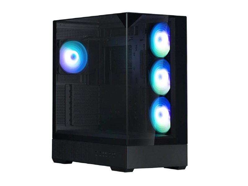 Корпус для ПК Zalman P40 Prism Plus Black ATX Mid Tower PC Case, 120mm ARGB Fanx4