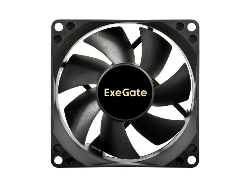 Exegate EX297083RUS Вентилятор 24В DC ExeGate EX08025S3P-24 (80x80x25 мм, Sleeve bearing (подшипник скольжения), 3pin, 2850RMP, 28dBA)