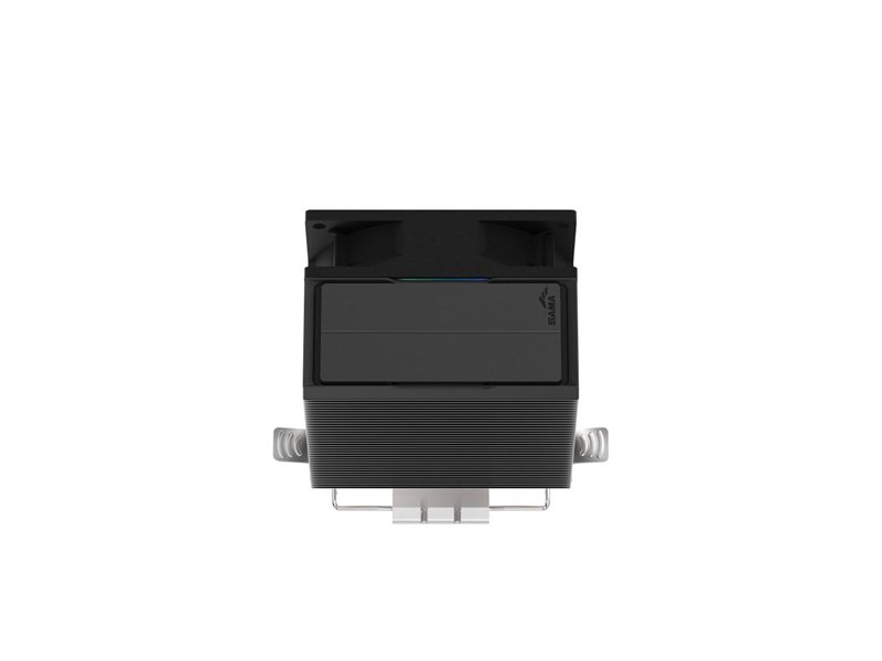 Кулер для процессора/ CPU Cooler SAMA X20 (110W, 4-pin PWM, 123mm, 2x6mm, RGB, 1x92mm, 54.6CFM, 31.2dBA, 2700RPM, S: 1851/1700/1200/115X, AM5/AM4, silver)