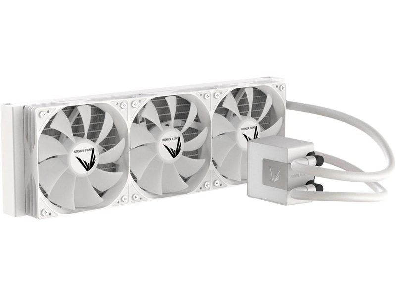 Система водяного охлаждения Formula Ice Jet Glow 360 ARGB Soc-AM5/AM4/1200/2066/1700/1851 белый 4-pin 1-27dB Al+Cu 300W 2020gr Ret (ICE JET GLOW 360 WH)