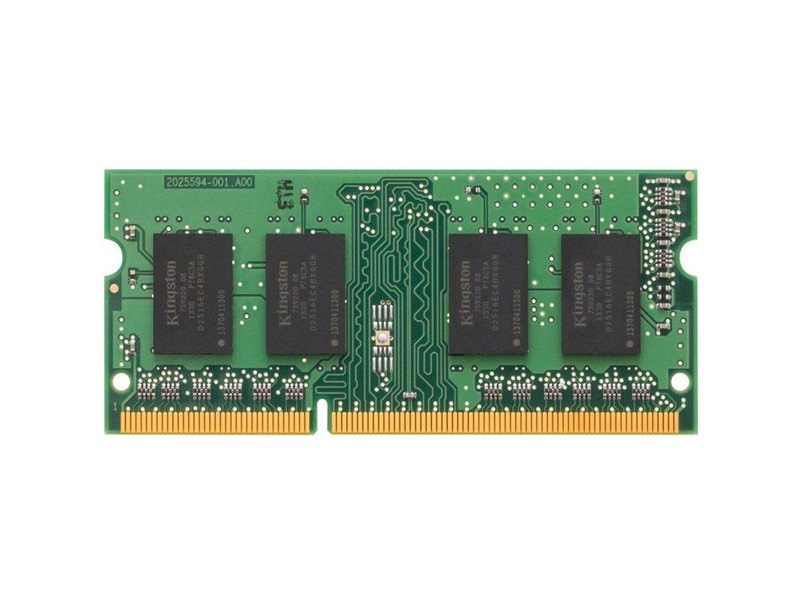 Модуль памяти Kingston 4GB DDR3 1600 SODIMM KVR16S11S8/4WP Non-ECC, Unbuffered, CL11, 1.5V, 1Rx8, RTL (317305)