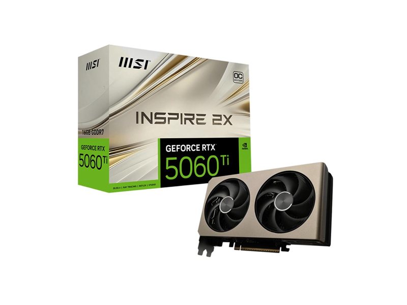 Видеокарта/ GeForce RTX 5060 Ti 16G INSPIRE 2X OC