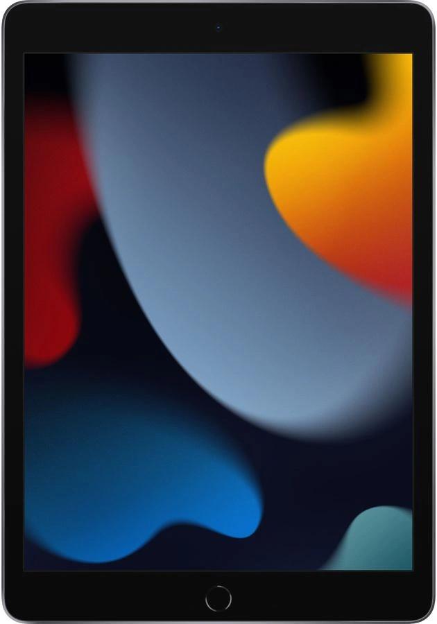 Планшет Apple iPad 2021 A2602 A13 Bionic 6С RAM3Gb ROM64Gb 10.2" IPS 2160x1620 iOS серый космос 8Mpix 12Mpix BT WiFi 10hr