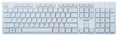 Клавиатура Acer OKW123 белый USB Multimedia (ZL.KBDEE.00D) кабель 1.5м