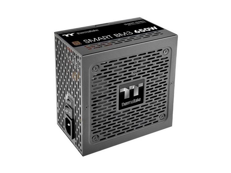 Блок питания Thermaltake Smart BM3 650 /Semi Modular/Non Light/Full Range/Analog/80 Plus Bronze/EU/JP Main CAP/All Flat Cables/Gen 5
