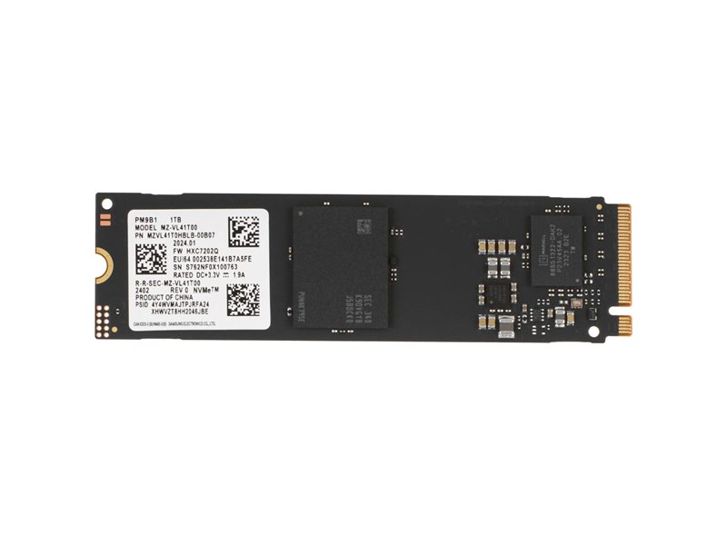 Samsung SSD 1TB, M.2-2280 PM9C1b PCIe4x4 SED, MZVL81T0HFLB-00B07