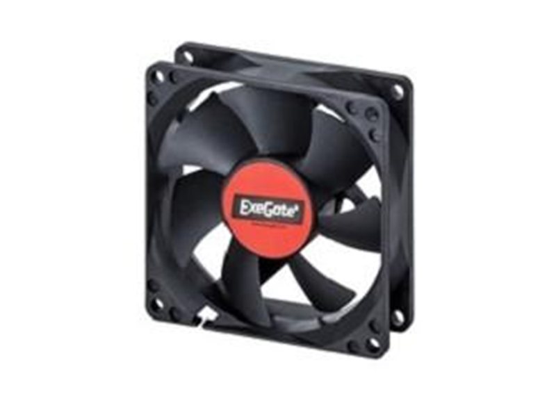 Exegate EX283373RUS Вентилятор ExeGate ExtraSilent ES08015S3P, (80x80x15 мм, Sleeve bearing (подшипник скольжения), 3pin, 1600RPM, 16.5dBA
