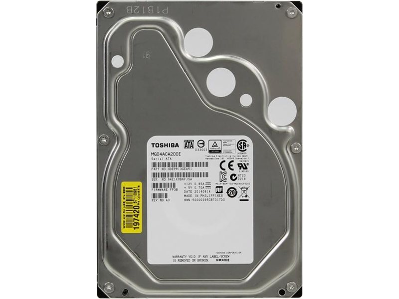 Жесткий диск/ HDD Toshiba SATA3 2Tb Server 512e 7200 128Mb 1 year warranty