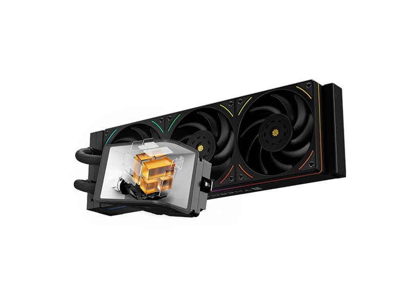 Жидкостная система охлаждения Thermalright Hyper Vision 360 Argb Black/ Display/ all Intel/AMD