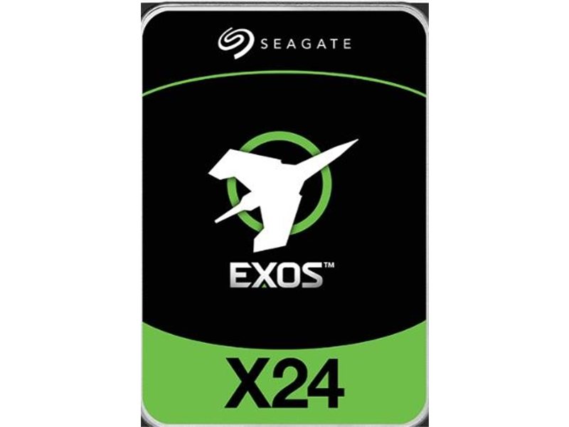 Жесткий диск Seagate Exos X24 HDD 3.5" SATA 16Tb, 7200 rpm, 512Mb buffer, 512e/4kn, CMR, ST16000NM002H, 1 year