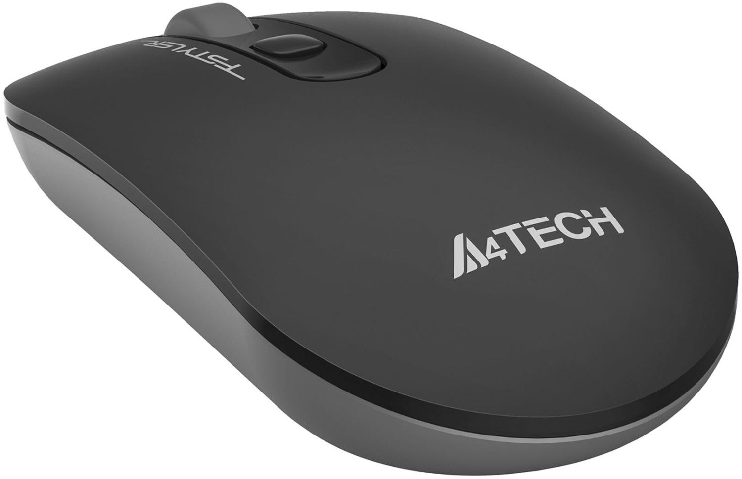 Мышь A4Tech Fstyler FG20S серый оптическая 2000dpi silent беспров. USB для ноутбука 3but (FG20S USB GREY)
