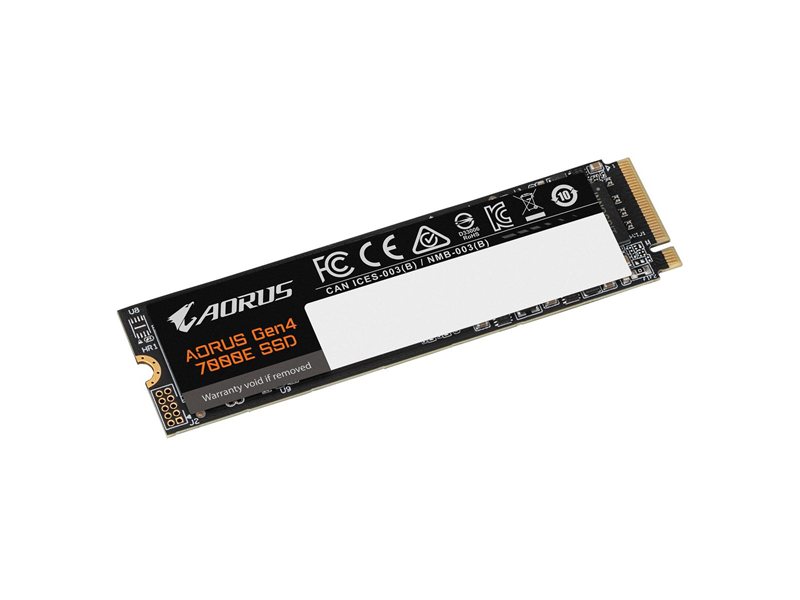 Твердотельный накопитель SSD Gigabyte M.2 2280 1TB AORUS Gen4 7000E AG470E1TB PCI-Express 4.0 x4, NVMe 1.4 7100/6100