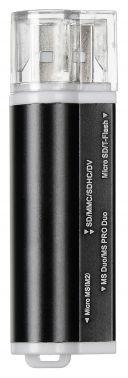 Устройство чтения карт памяти USB2.0 Buro BU-CR-3101 черный