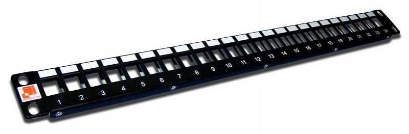 Патч-панель Lanmaster LAN-PP24OK-UTP 19" 1U 24xRJ45