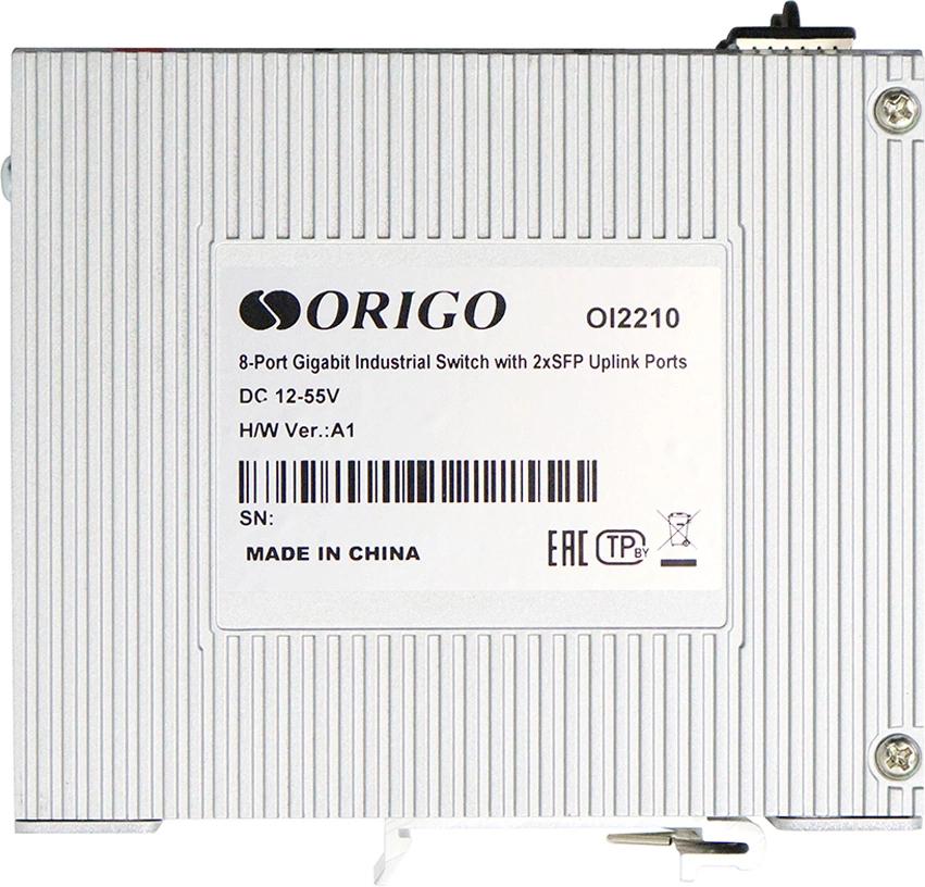 Коммутатор Origo OI2210 OI2210/A1A (L2) 8x1Гбит/с 2SFP неуправляемый