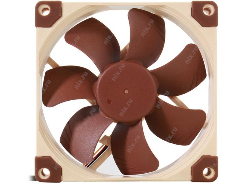Кулер для корпуса/ Case Cooler Noctua NF-A9 FLX (92x92x25mm, 3-pin, 38CFM, 17.1dBA, 1600RPM, Beige/Brown)