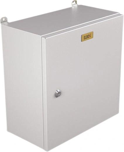 Шкаф электротехнический Elbox EMW-300.400.210-1-IP66 потол.пан. пан.основ. монтаж.пан. одноствор. настенный 300мм 400мм 210мм 195мм IP66 IK10 несъемн.бок.пан. 50кг серый металл уличный всепогодный