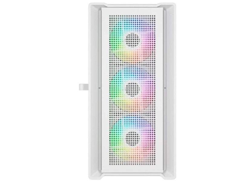 Powercase Alisio Micro X4W V2, Tempered Glass, 4х 120mm ARGB fans, ARGB HUB, белый, mATX (CAMCXW-A4)