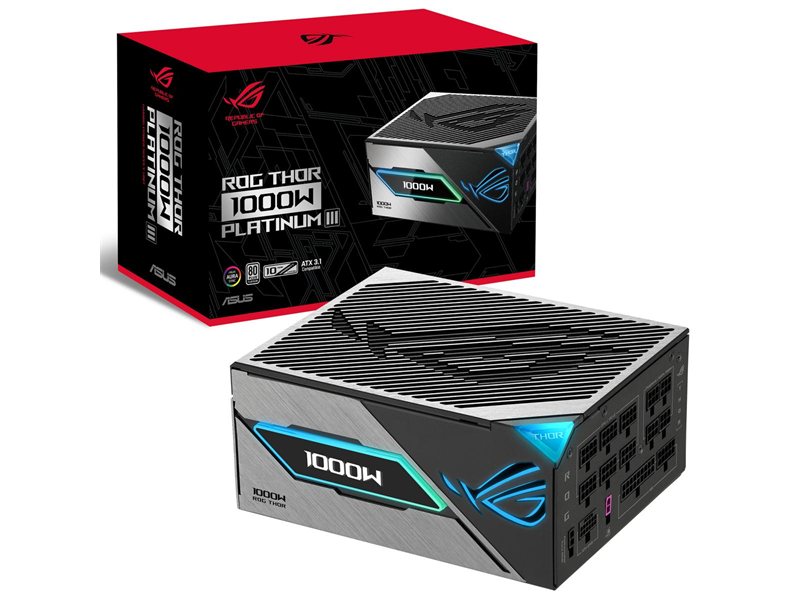 Блок питания ПК ASUS ROG-THOR-1000P3-GAMING