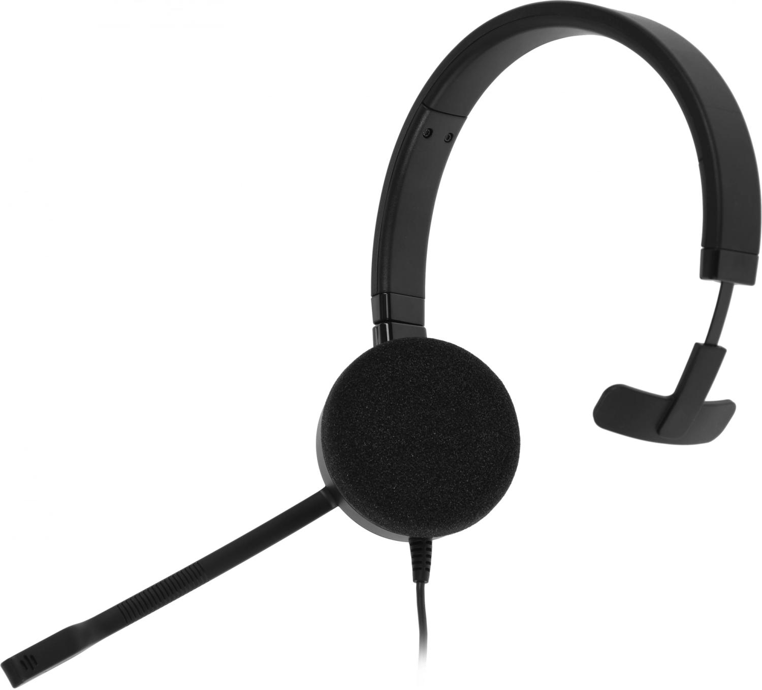 Наушники с микрофоном Jabra Evolve 20 MS Mono черный 1.2м накладные USB оголовье (4993-823-109)