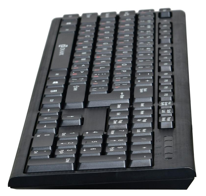 Клавиатура Оклик 120M черный USB (1083044) кабель 1.6м